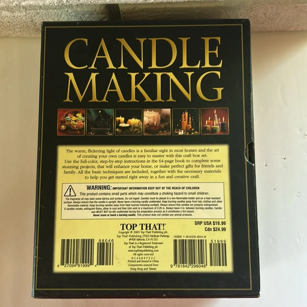 Candle Making Kit with 64-Page Book
